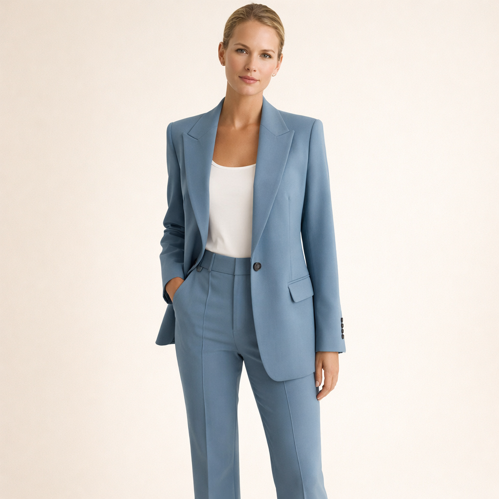 Vanessa™ | Elegancki komplet garniturowy z rozszerzanymi spodniami