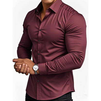 Icone™ ClassicPolo | Klasyczna męska koszulka polo z długim rękawem i guzikami | 1+1 GRATIS