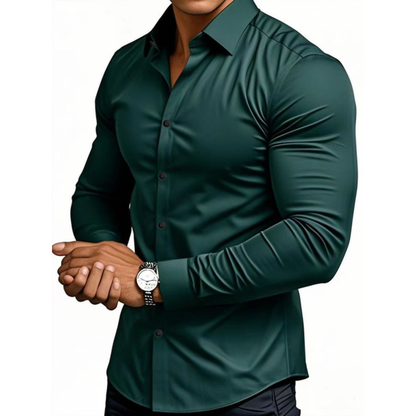 Icone™ ClassicPolo | Klasyczna męska koszulka polo z długim rękawem i guzikami | 1+1 GRATIS