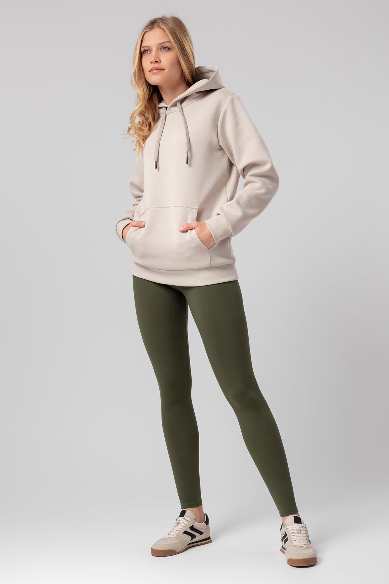 Olive – Damskie Klasyczne Elastyczne Legginsy